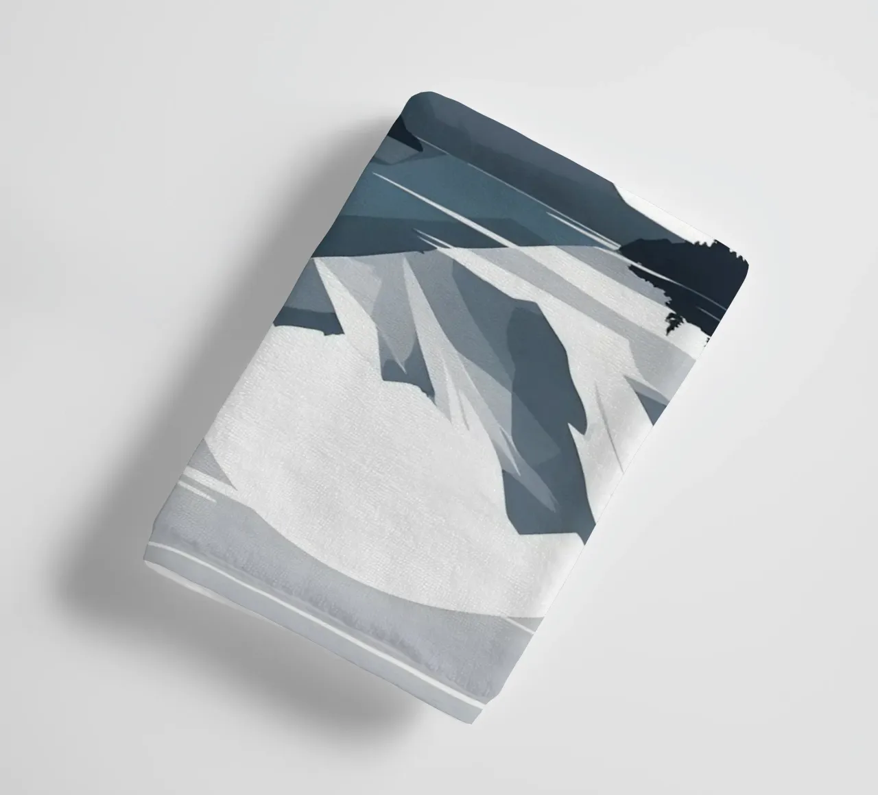 Mountain reflection towel by LIFESTYLE OBJECTS