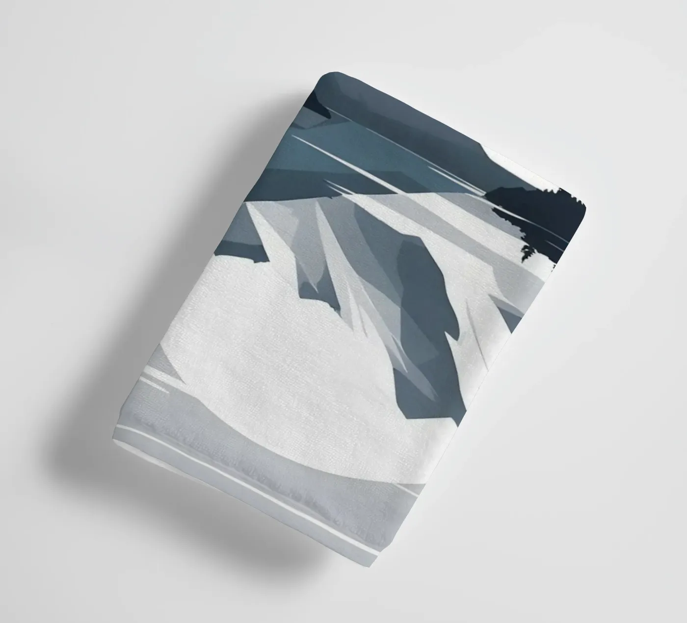 Mountain reflection towel by LIFESTYLE OBJECTS
