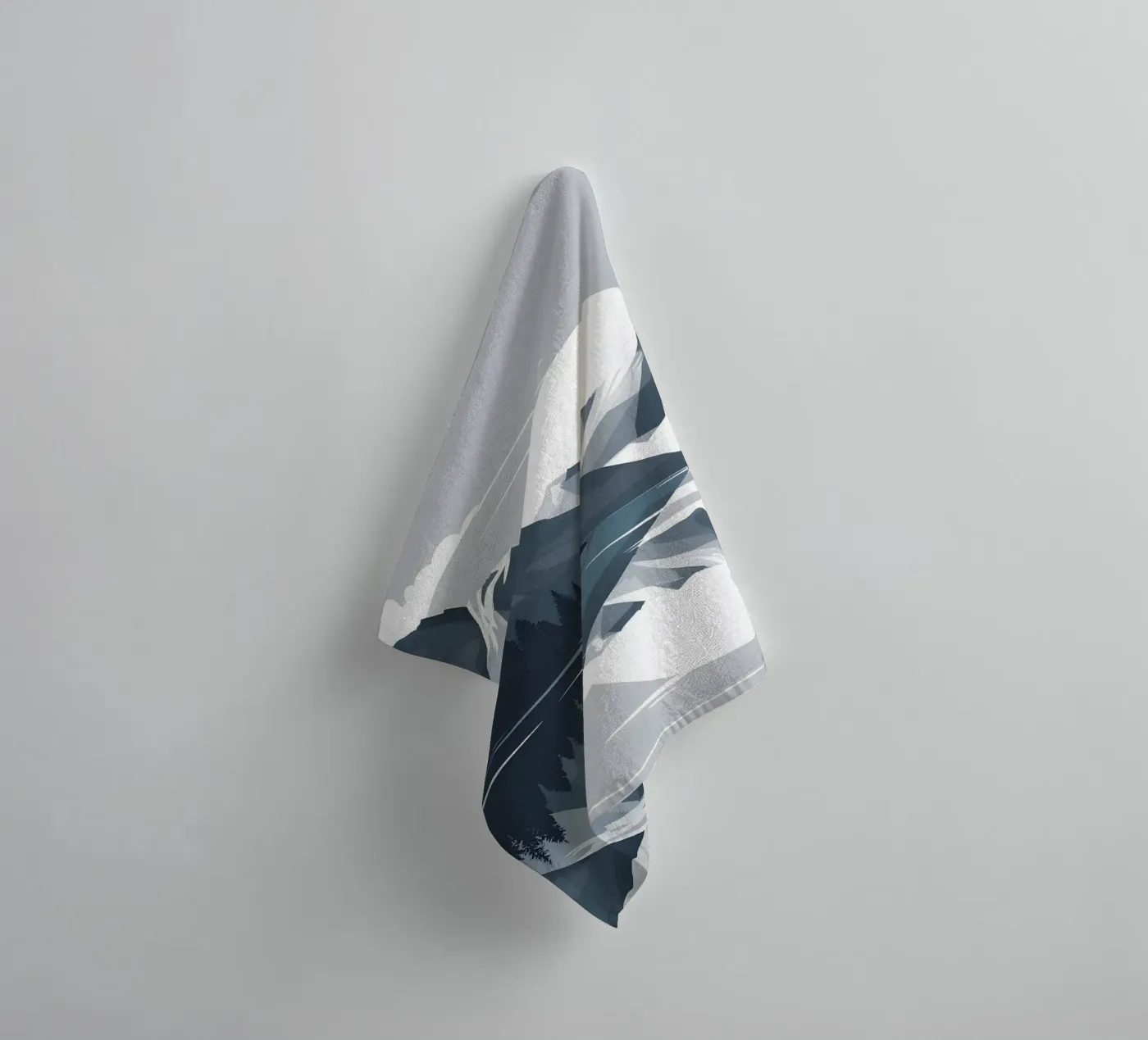 Mountain reflection towel by LIFESTYLE OBJECTS
