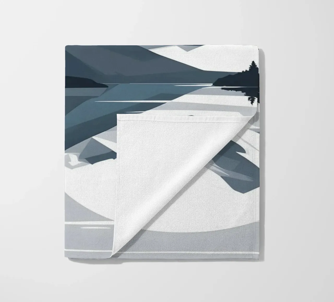 Bergreflectie strandhanddoek van LIFESTYLE OBJECTS