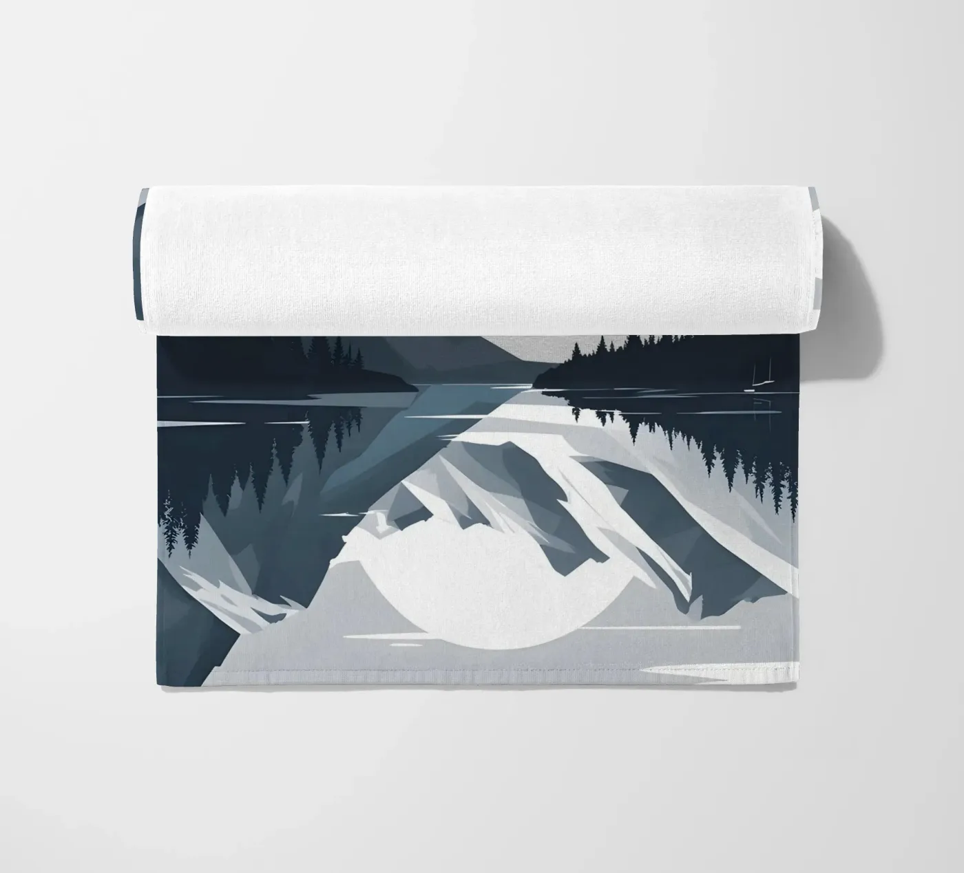 Riflessione sulle montagne telo mare da LIFESTYLE OBJECTS