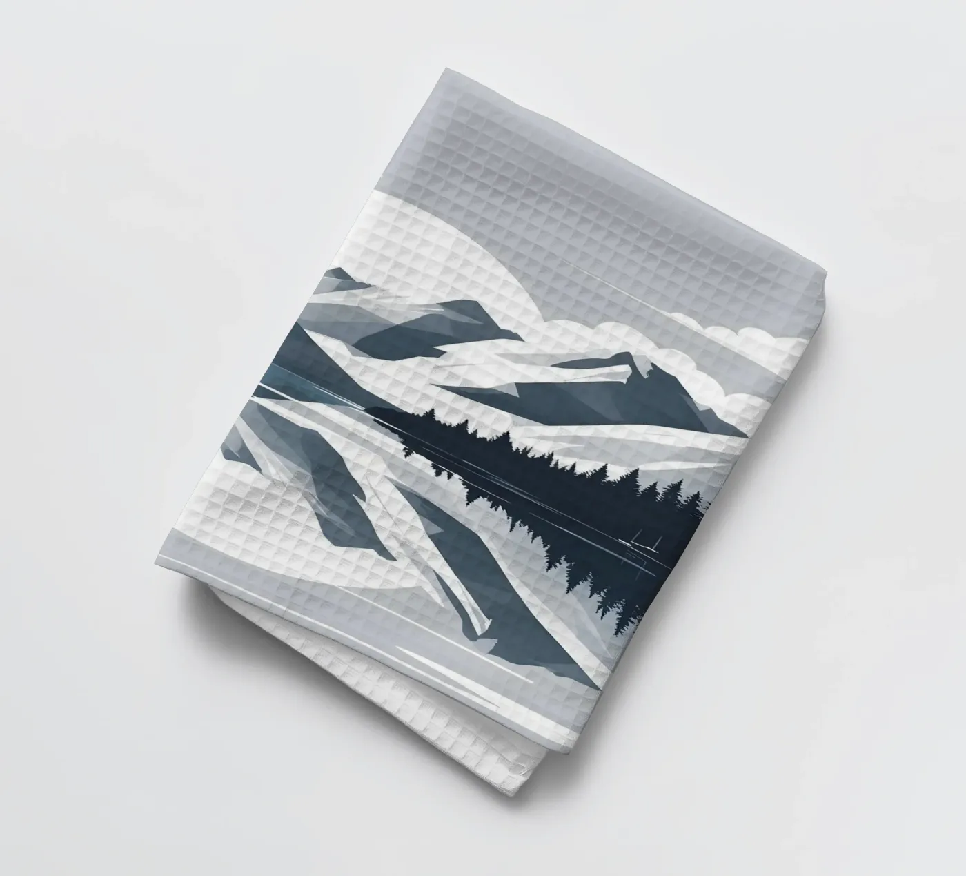 Mountain reflection Geschirrtuch von LIFESTYLE OBJECTS