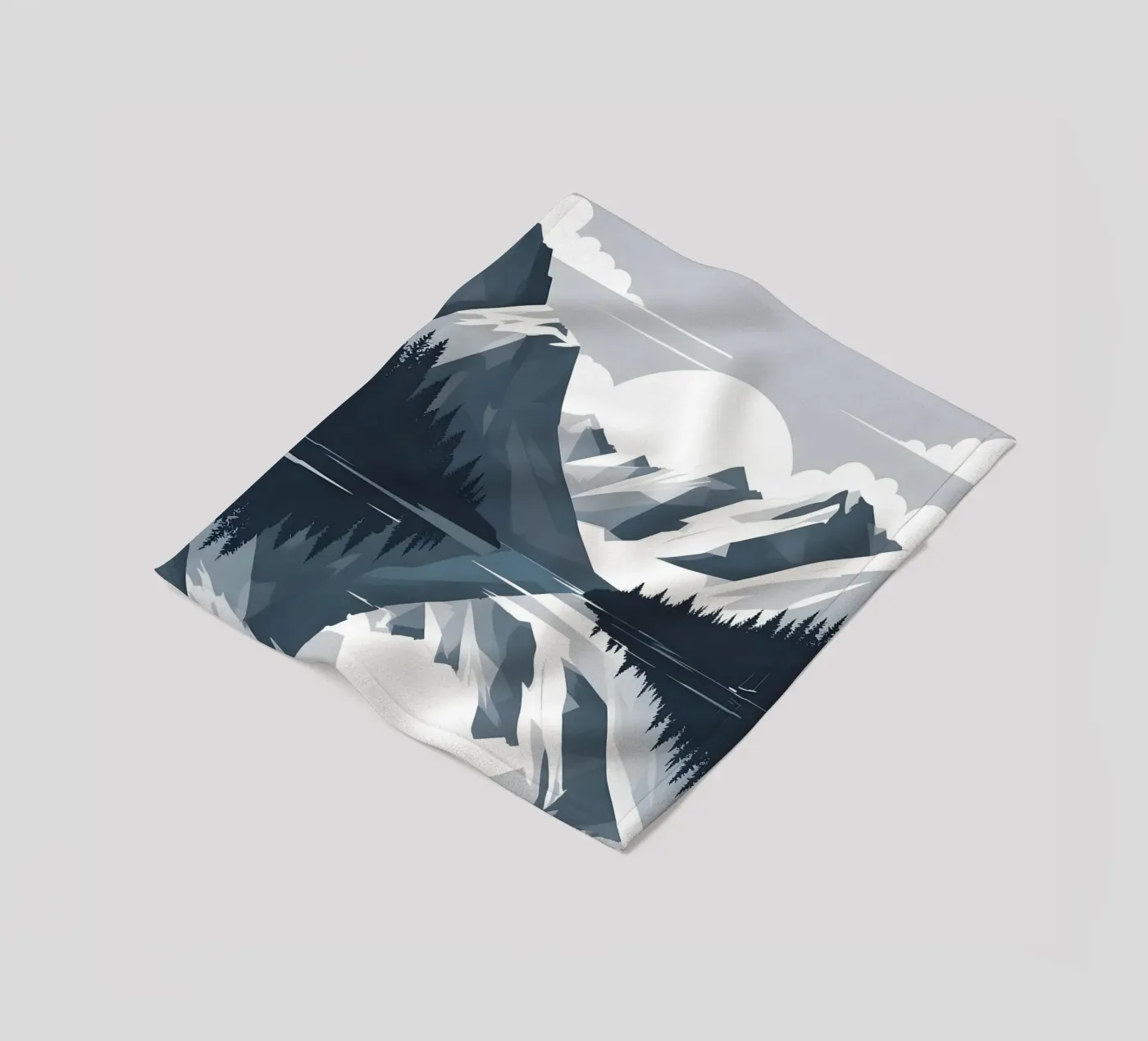 Mountain reflection Fleecedecke von LIFESTYLE OBJECTS