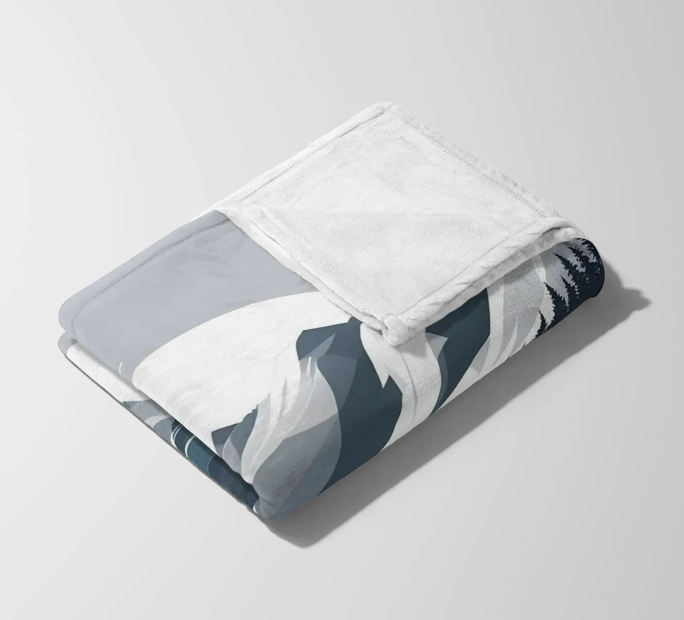 Mountain reflection Fleecedecke von LIFESTYLE OBJECTS