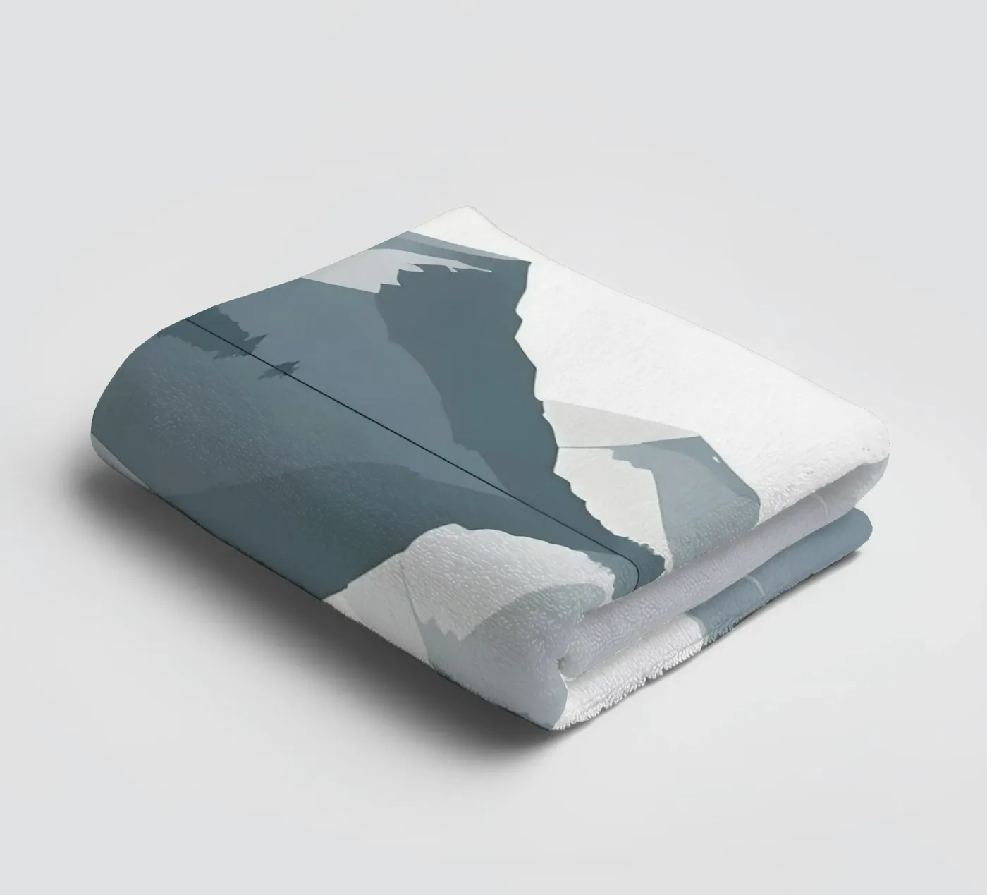Mountain reflection towel by LIFESTYLE OBJECTS