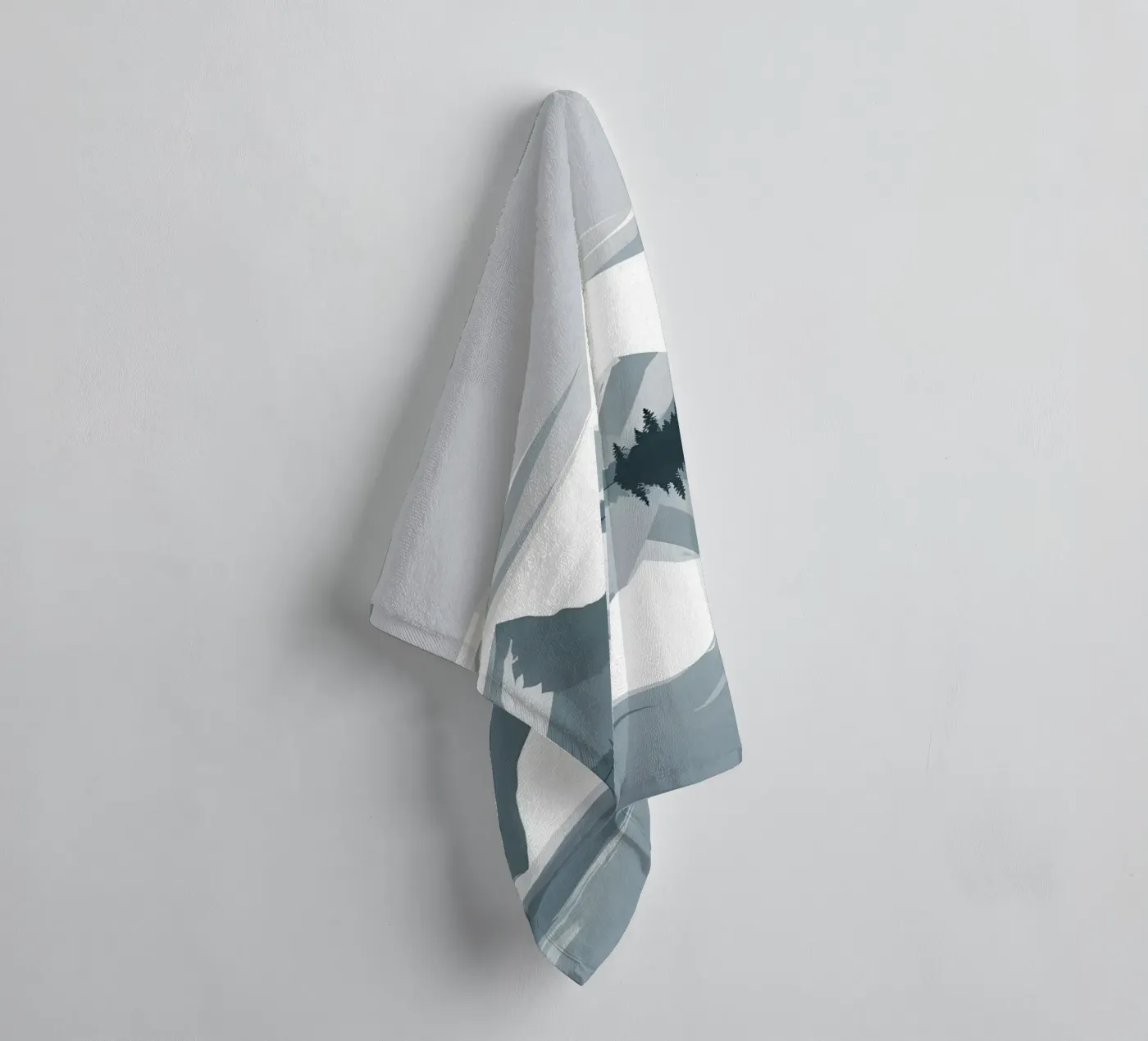 Mountain reflection towel by LIFESTYLE OBJECTS