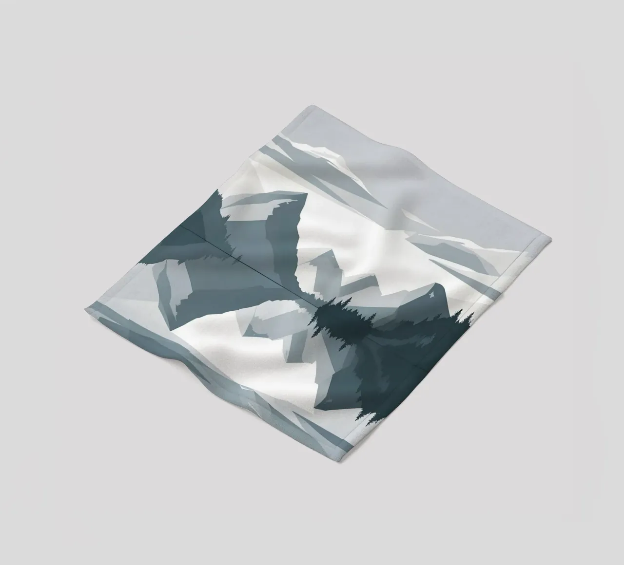 Reflexion im Gebirge Fleecedecke von LIFESTYLE OBJECTS