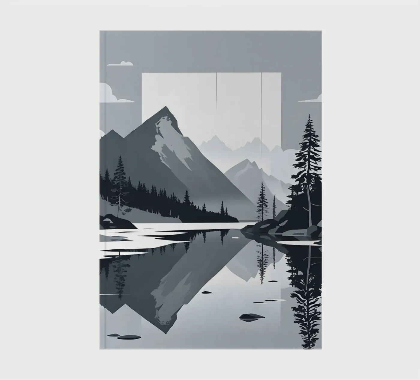 Mountain reflection notebook by LIFESTYLE OBJECTS
