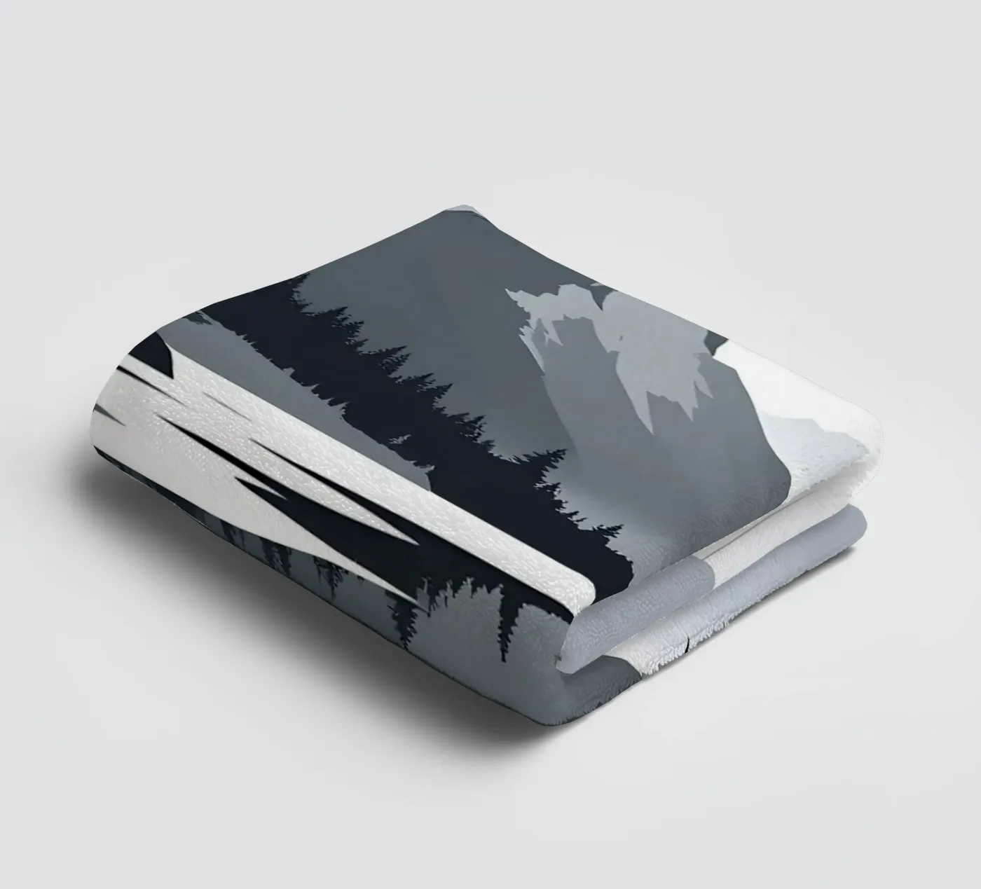 Reflexion im Gebirge Handtuch von LIFESTYLE OBJECTS