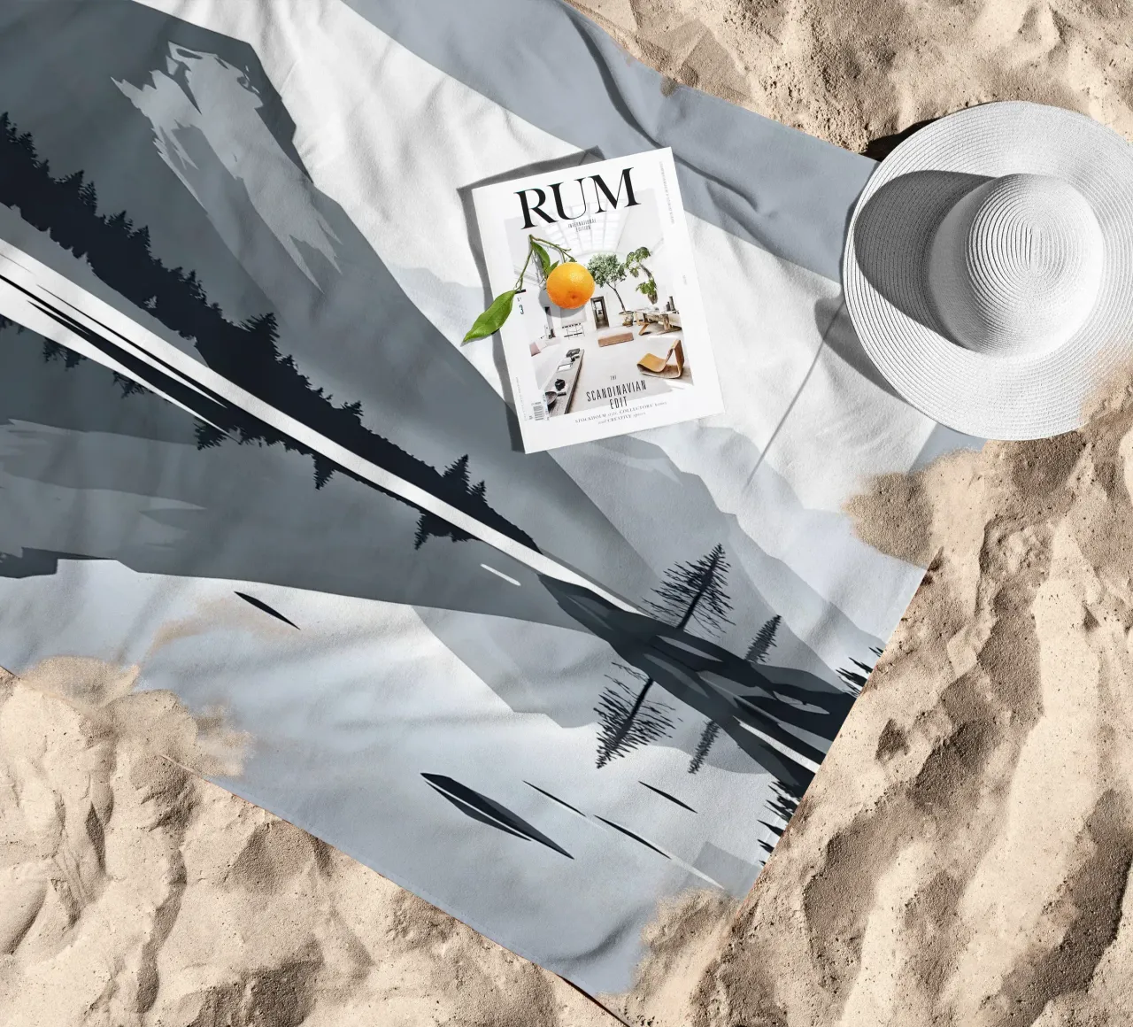 Mountain reflection telo mare da LIFESTYLE OBJECTS