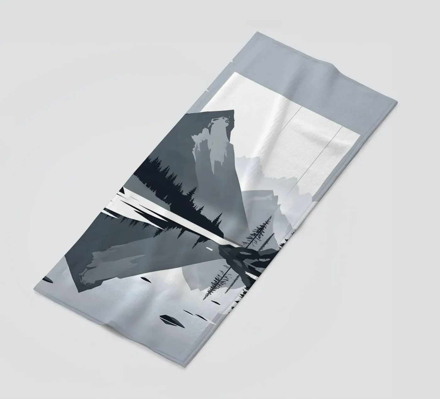 Riflessione sulle montagne telo mare da LIFESTYLE OBJECTS