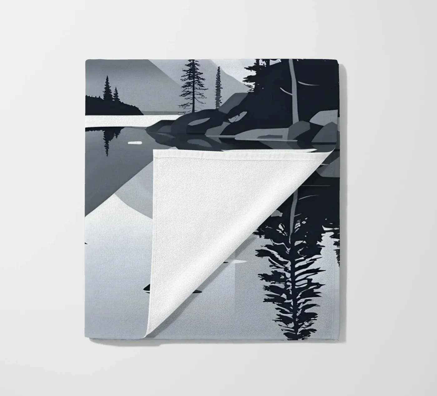 Riflessione sulle montagne telo mare da LIFESTYLE OBJECTS