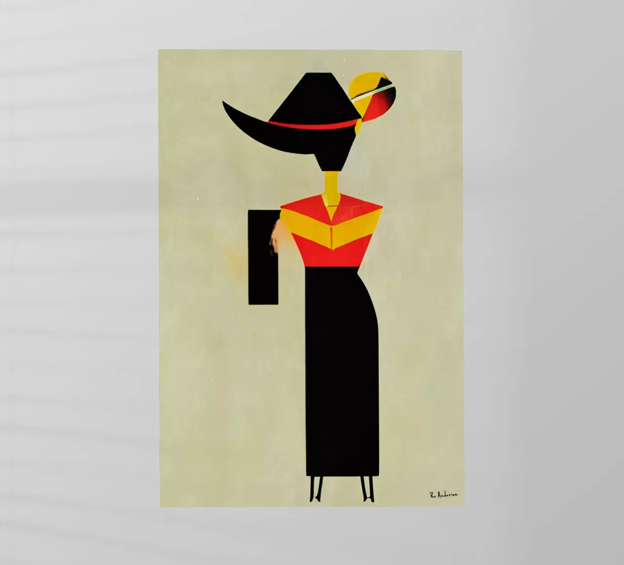 Ode To Picasso pellicola backlit da Bo Anderson