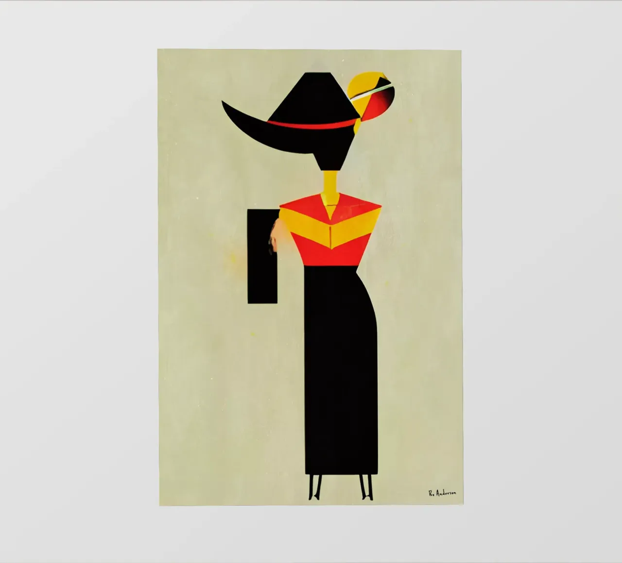 Ode To Picasso telo in pvc da Bo Anderson