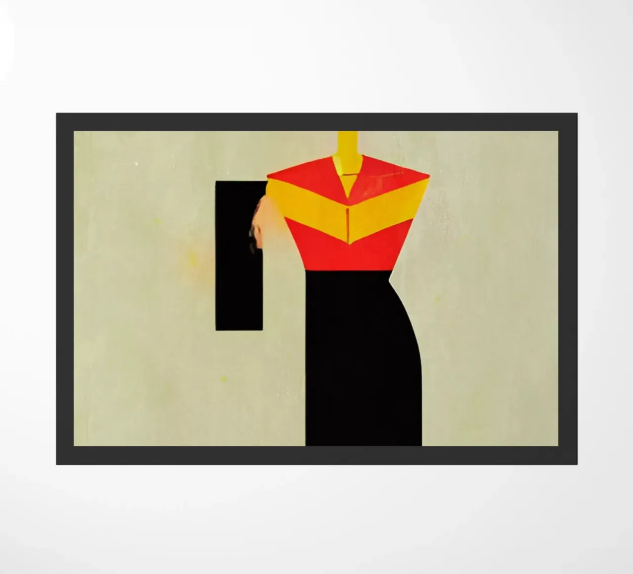 Ode To Picasso doormat by Bo Anderson