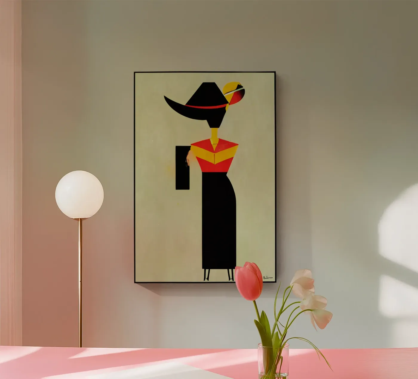Ode To Picasso acrylic glass by Bo Anderson