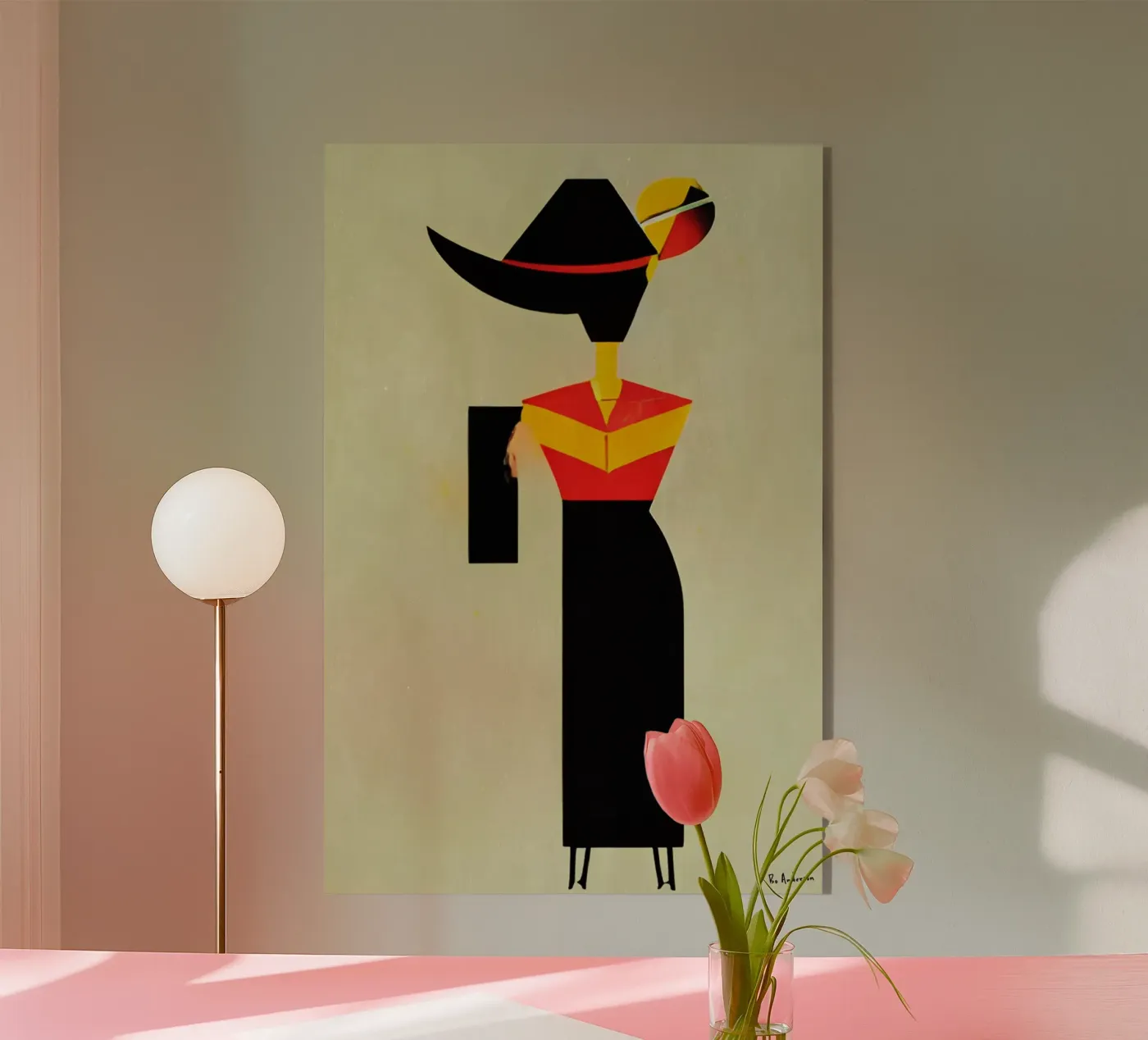 Ode To Picasso acrylic glass by Bo Anderson