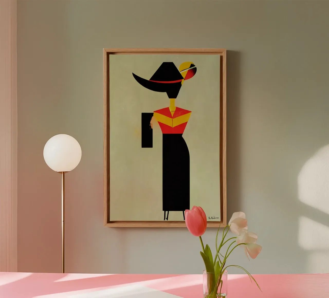 Ode To Picasso tela da Bo Anderson