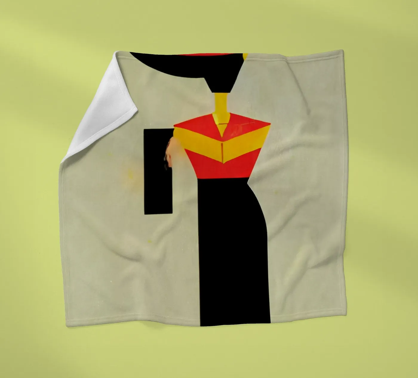 Ode To Picasso fleece blanket by Bo Anderson