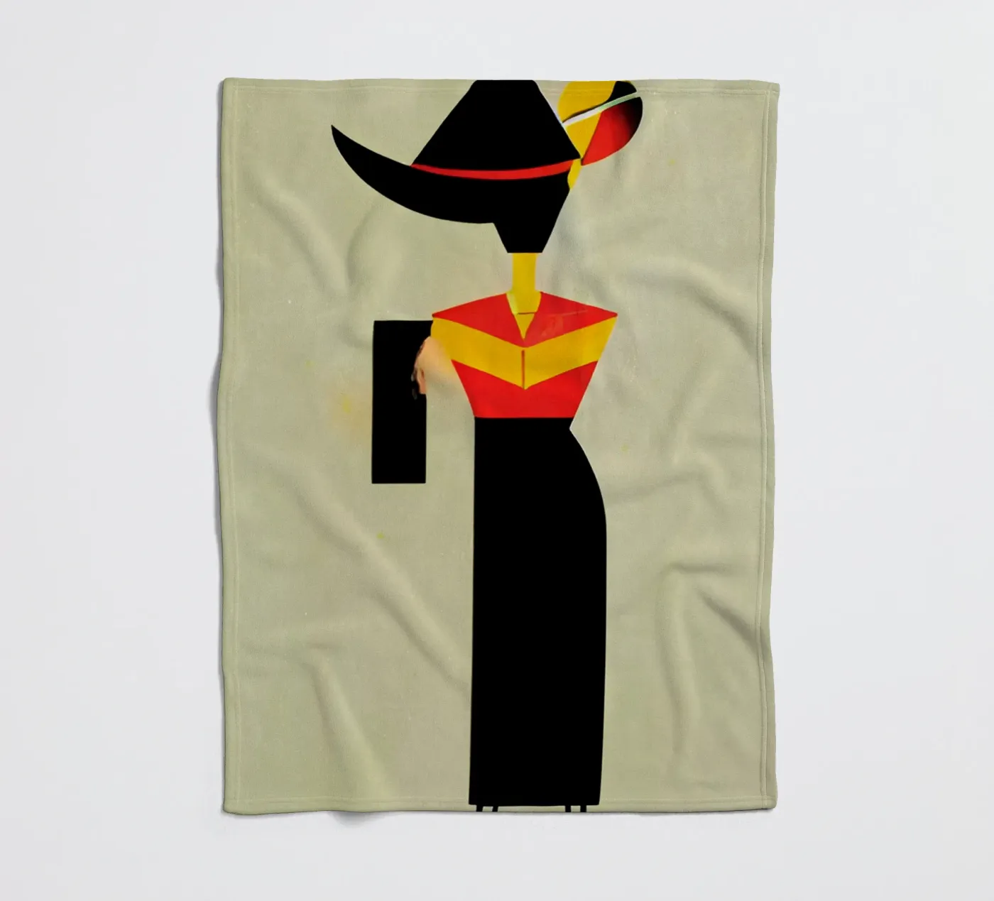 Ode To Picasso Fleecedecke von Bo Anderson