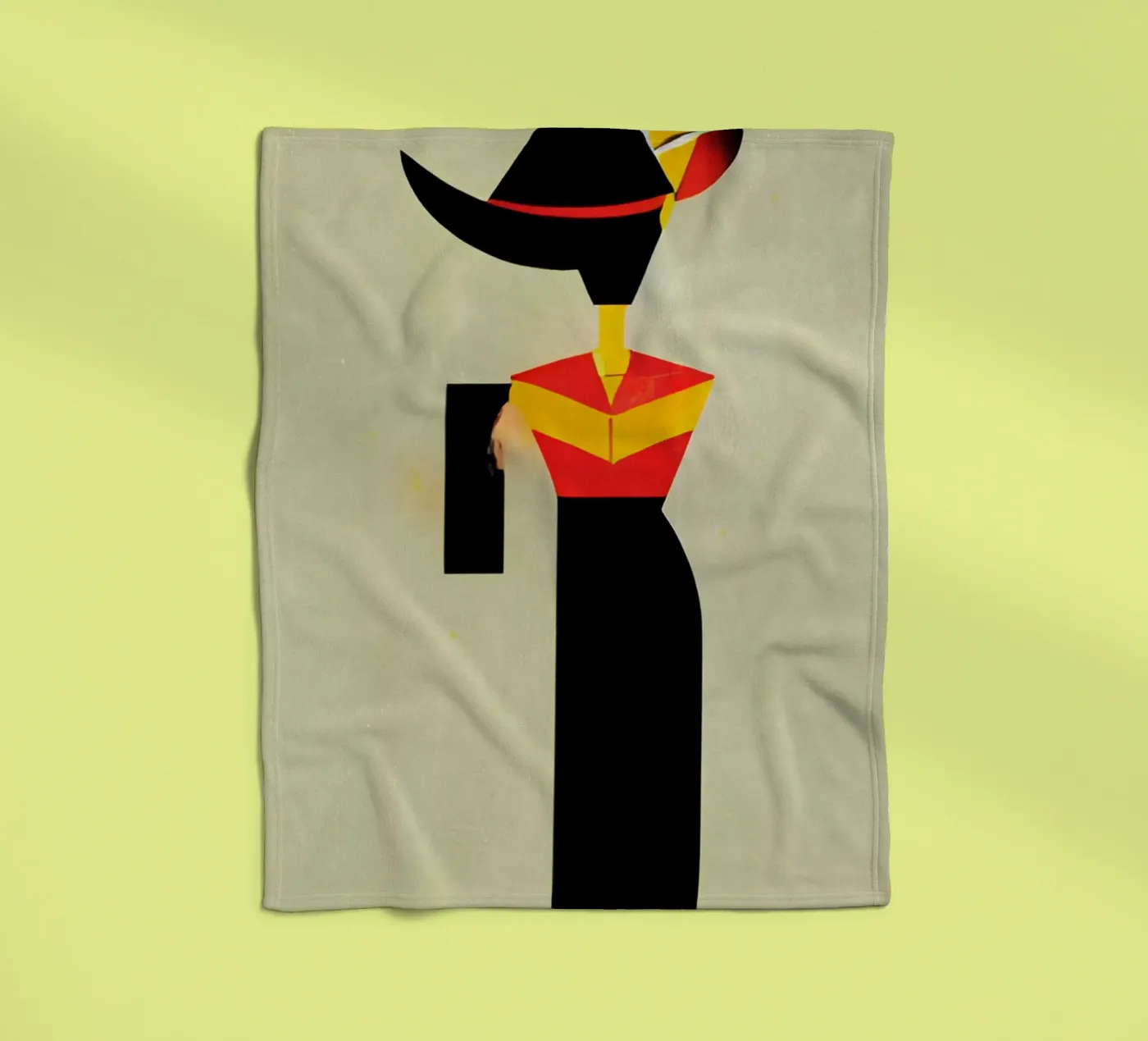 Ode To Picasso Fleecedecke von Bo Anderson