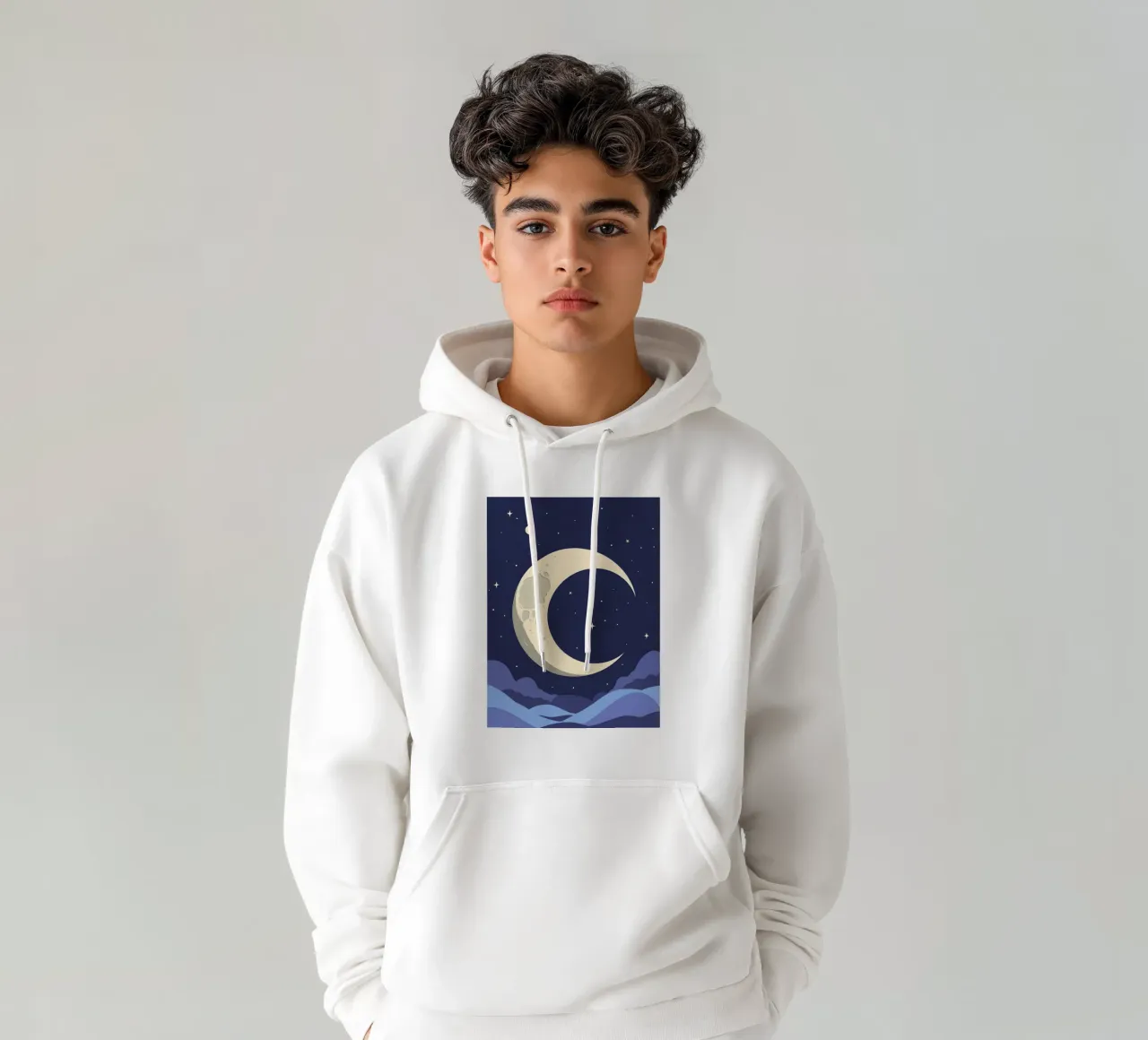 Forma di luna crescente felpa con cappuccio da LIFESTYLE OBJECTS