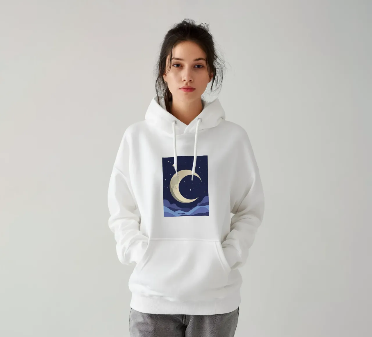 Forma di luna crescente felpa con cappuccio da LIFESTYLE OBJECTS