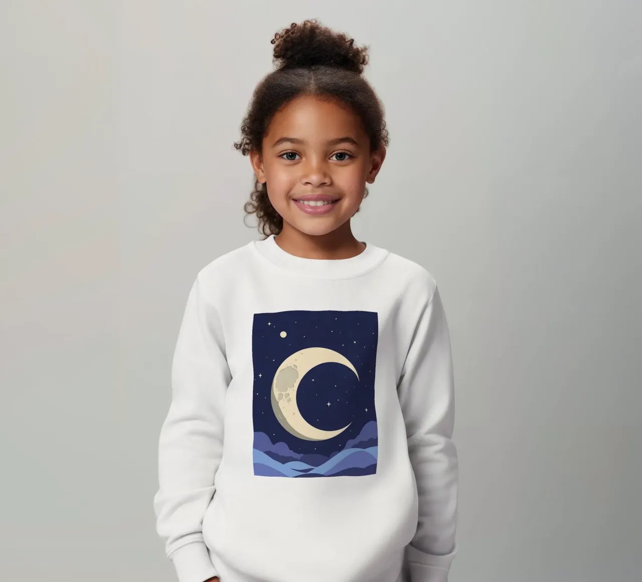 Forma di luna crescente felpa bambino da LIFESTYLE OBJECTS