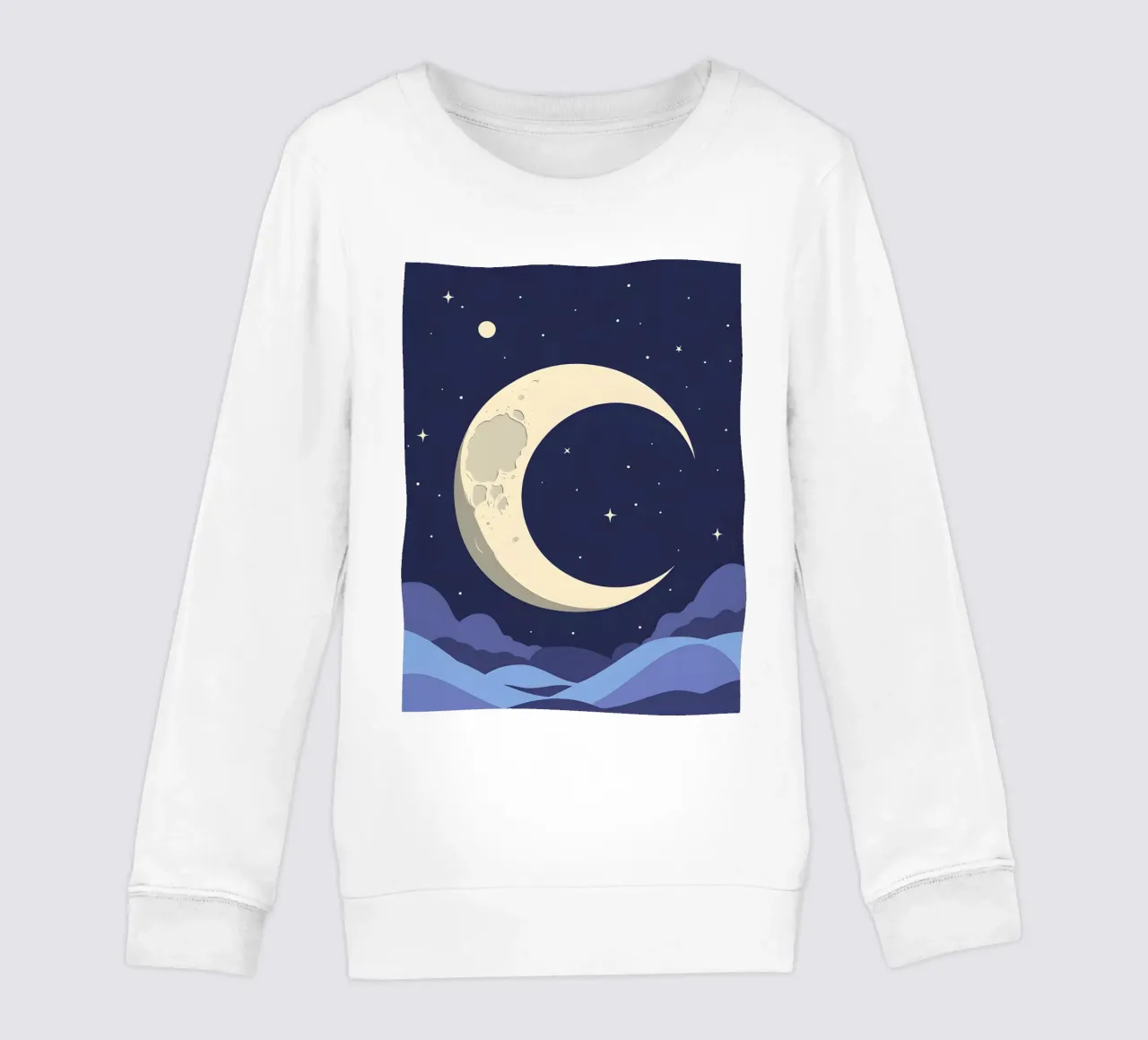 Forma di luna crescente felpa bambino da LIFESTYLE OBJECTS