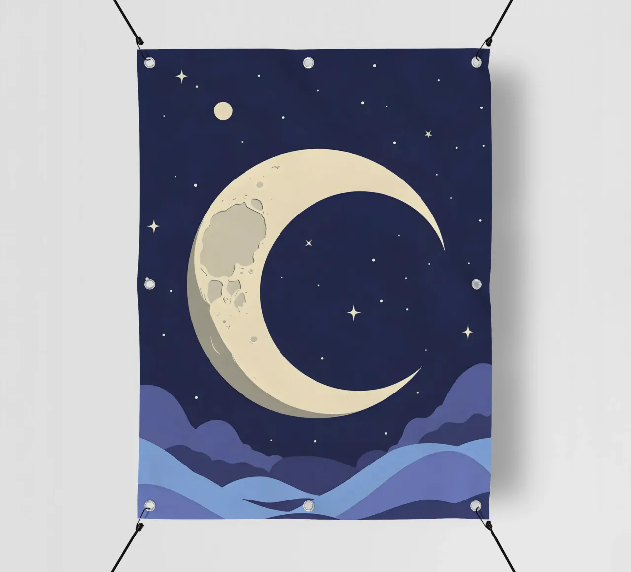 Forma di luna crescente telo in pvc da LIFESTYLE OBJECTS