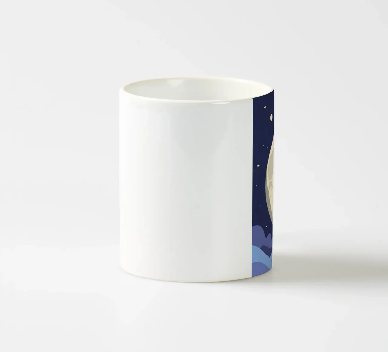 Forma di luna crescente tazza in ceramica da LIFESTYLE OBJECTS