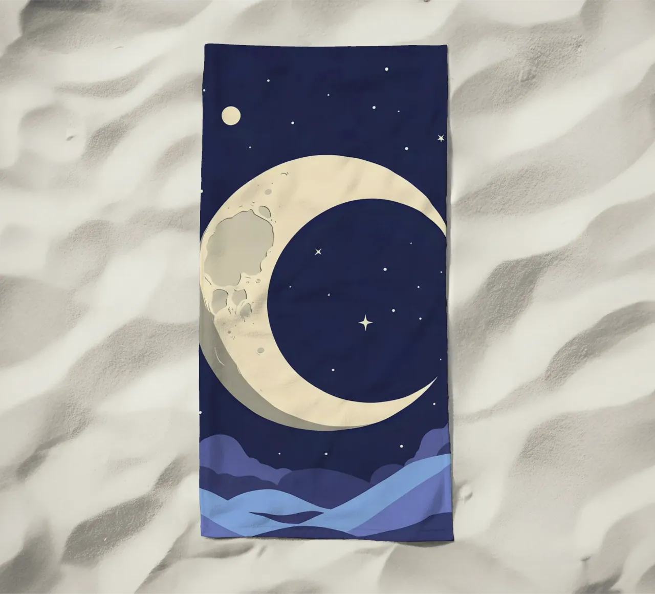 Forma di luna crescente telo mare da LIFESTYLE OBJECTS