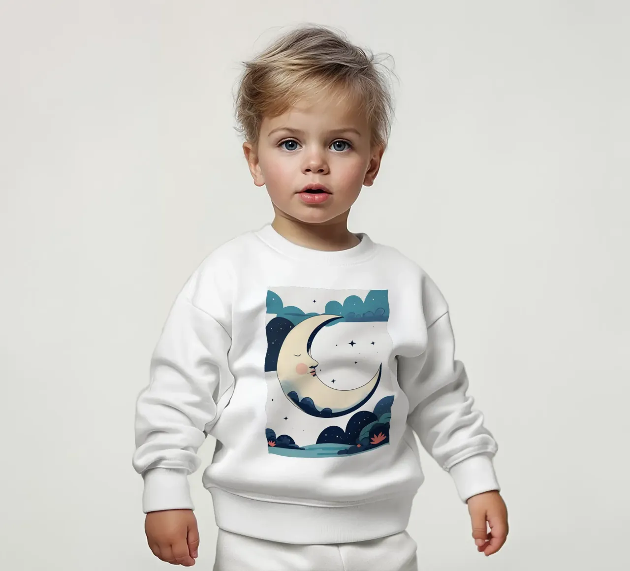 Forma di luna crescente felpa neonato da LIFESTYLE OBJECTS