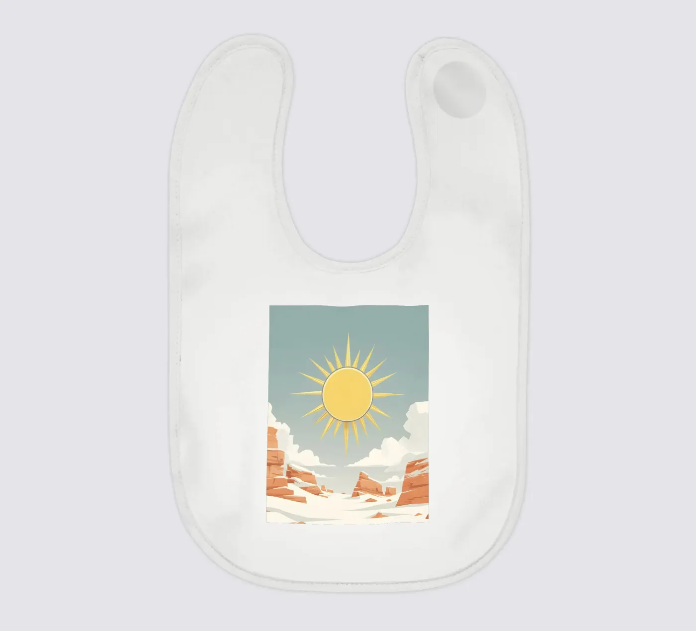 Sole con raggi semplici bavaglino da LIFESTYLE OBJECTS