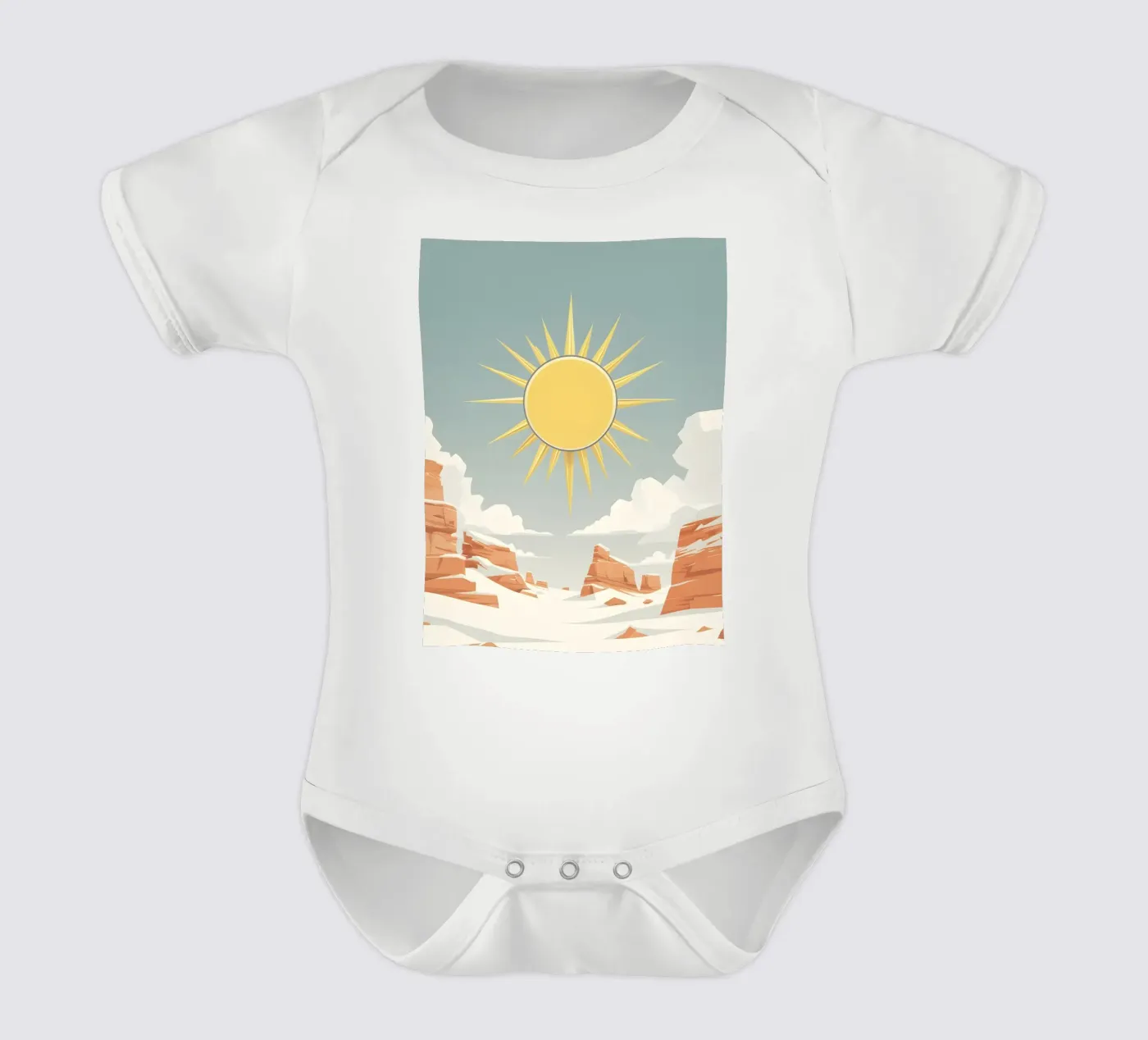 Soleil à rayons simples body bébé de LIFESTYLE OBJECTS