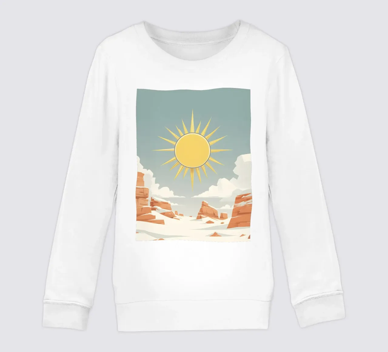 Sole con raggi semplici felpa bambino da LIFESTYLE OBJECTS
