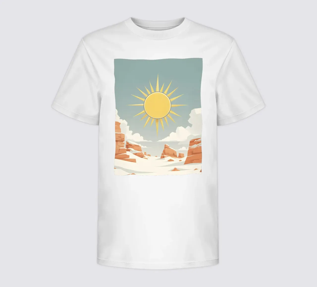 Sole con raggi semplici t-shirt bambini da LIFESTYLE OBJECTS