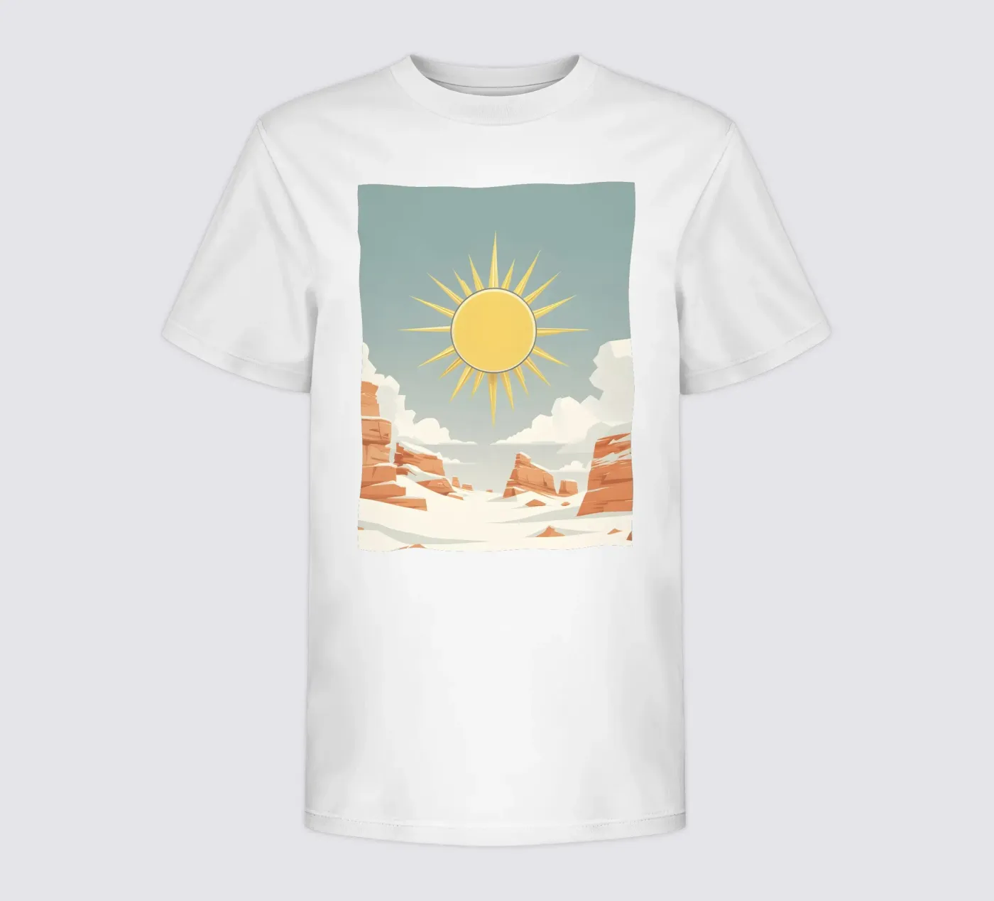 Sun with simple rays t-shirt bambini da LIFESTYLE OBJECTS