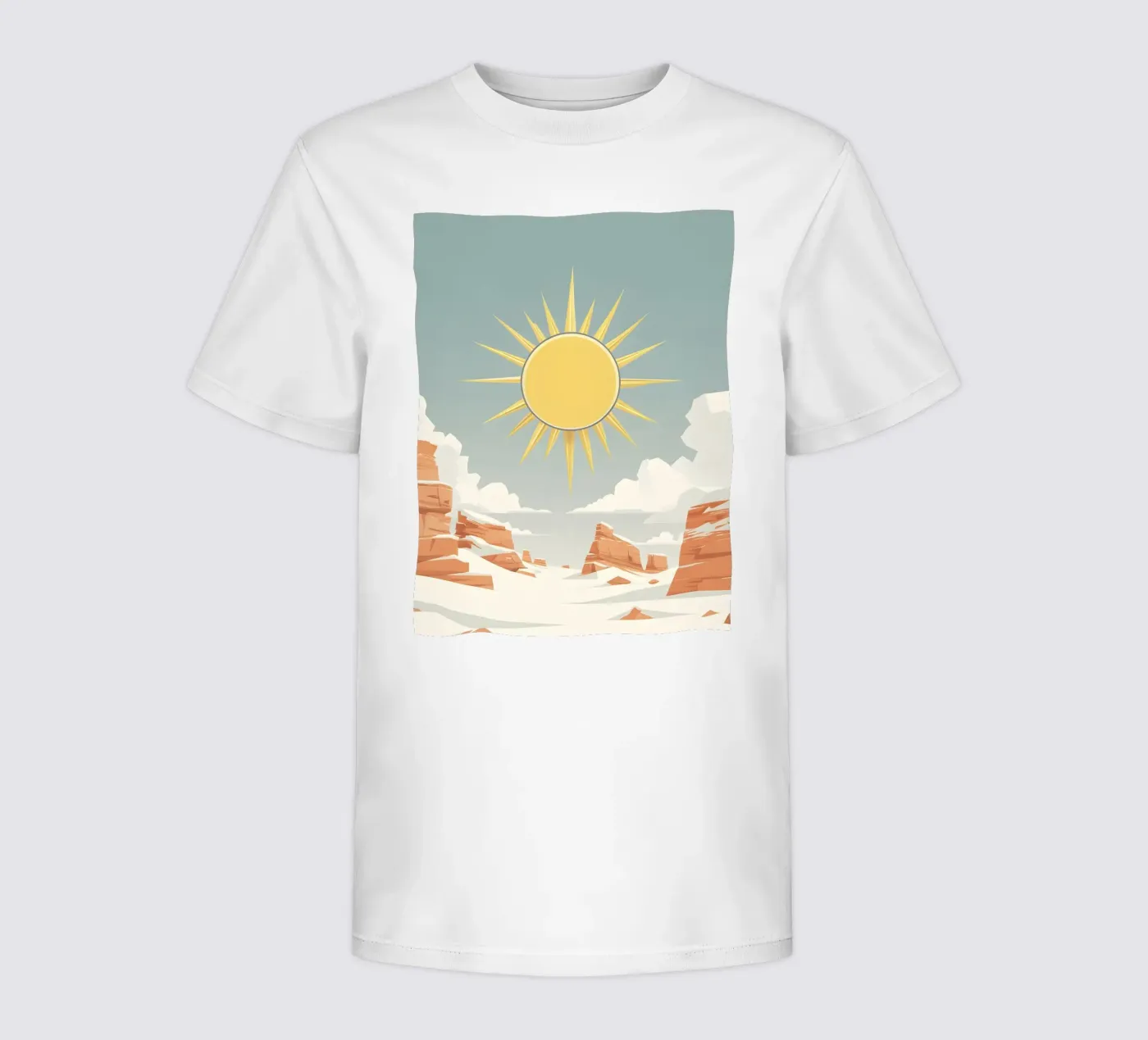 Sun with simple rays kids t-shirt by LIFESTYLE OBJECTS
