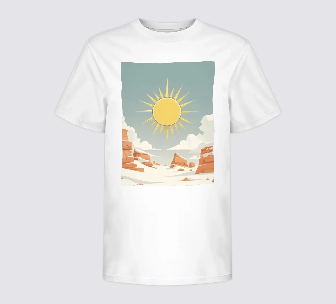 Sun with simple rays t-shirt bambini da LIFESTYLE OBJECTS