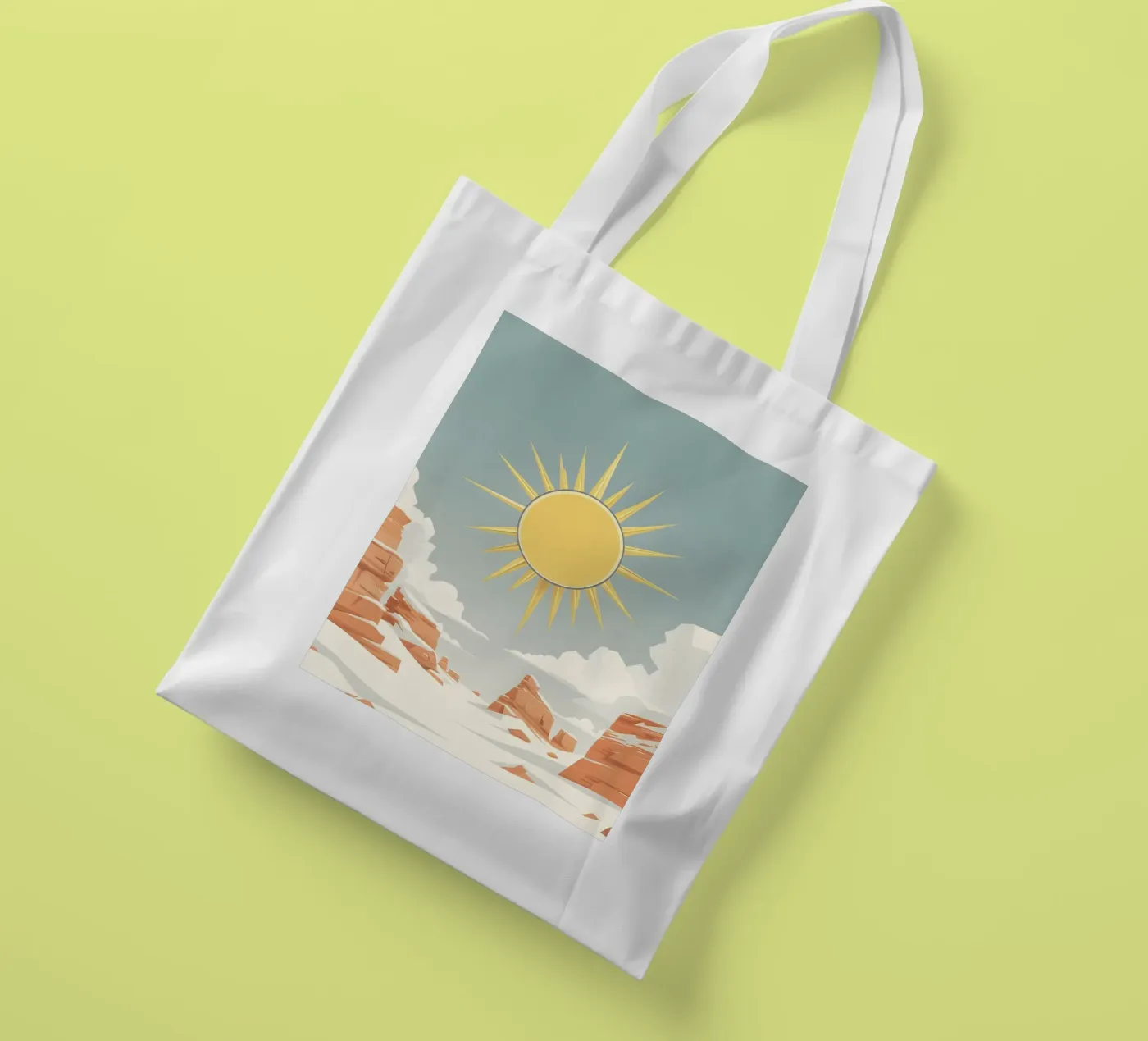 Sun with simple rays tote bag by LIFESTYLE OBJECTS