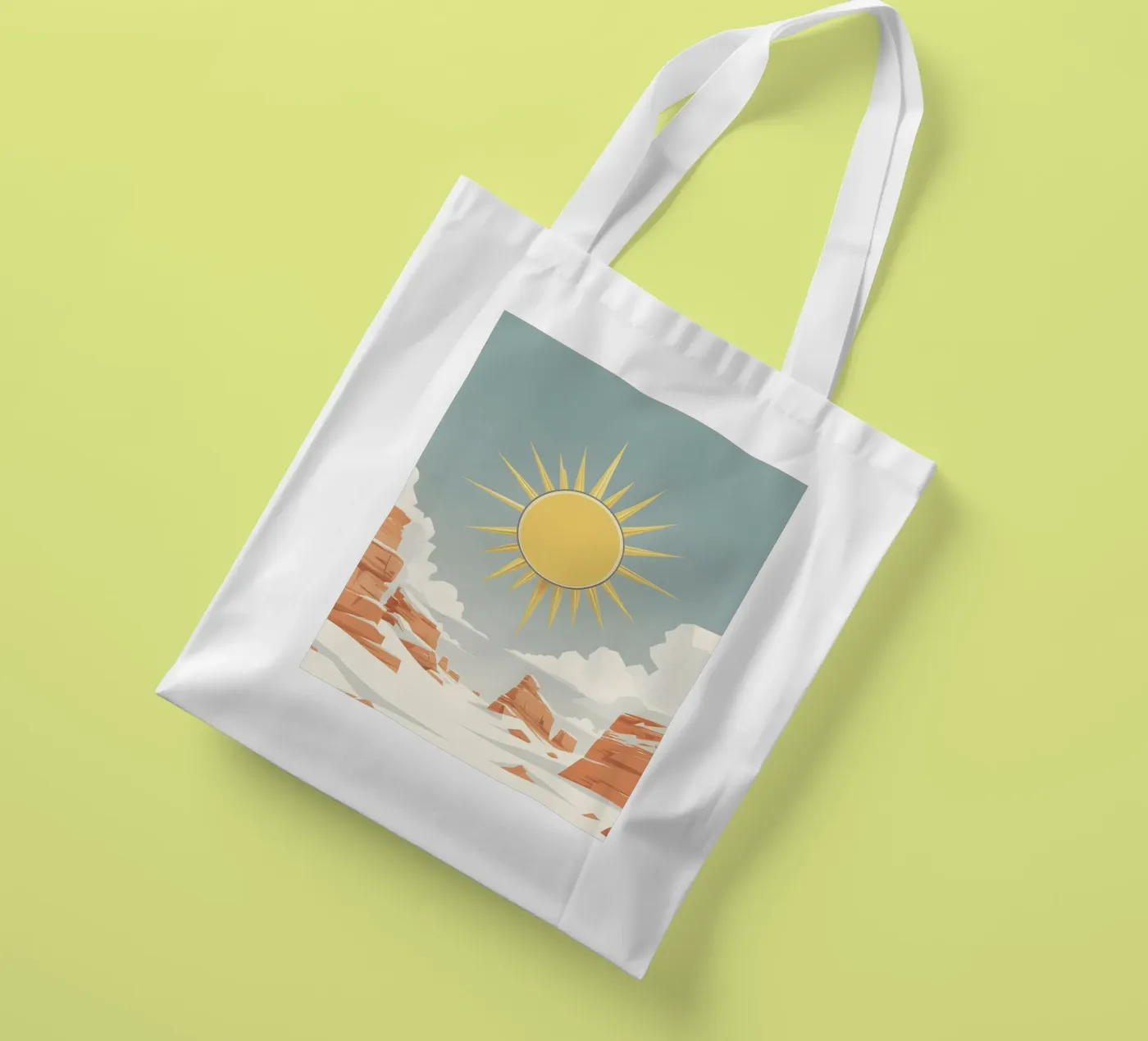 Sun with simple rays tote bag by LIFESTYLE OBJECTS