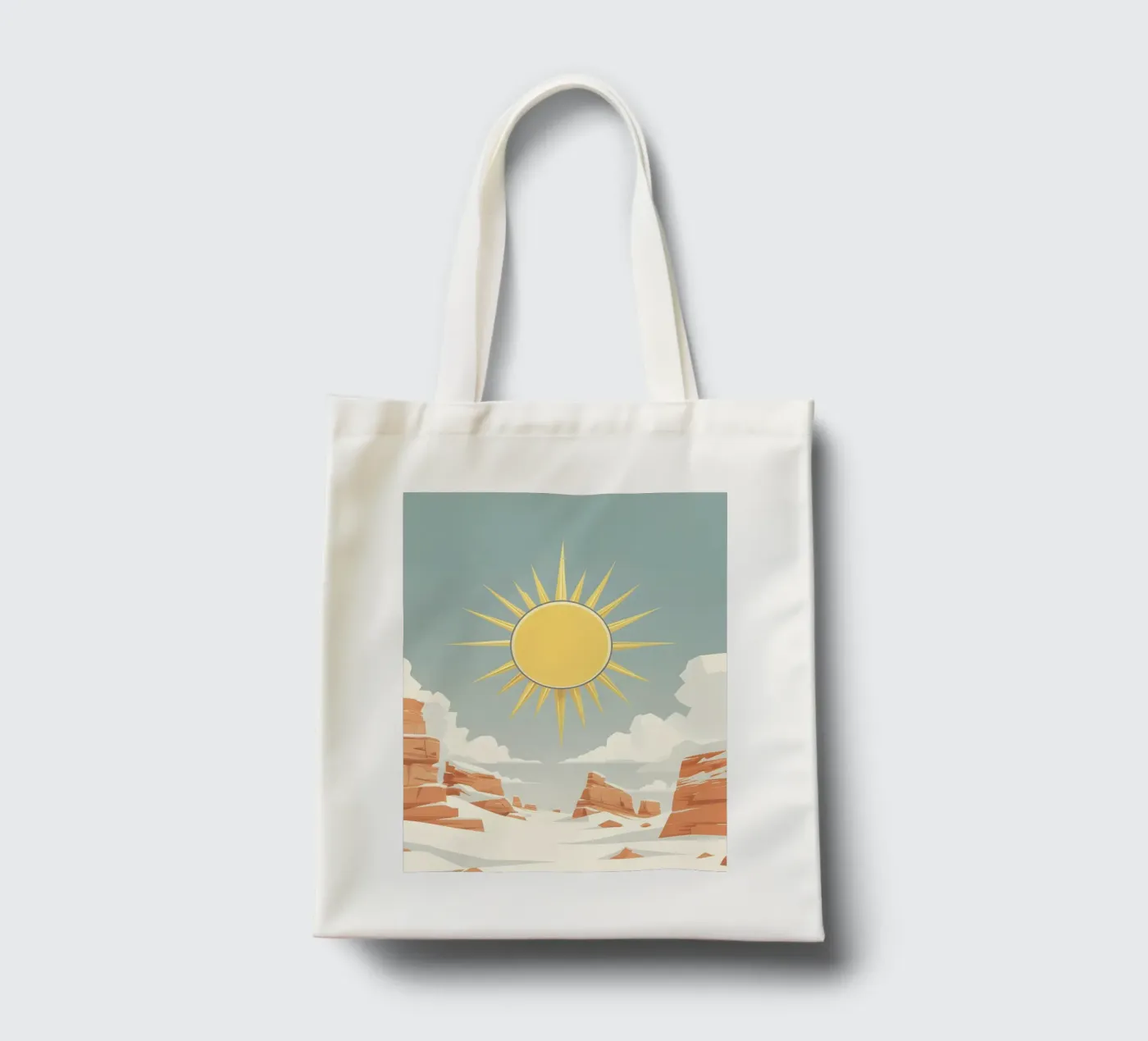 Sun with simple rays tote bag by LIFESTYLE OBJECTS