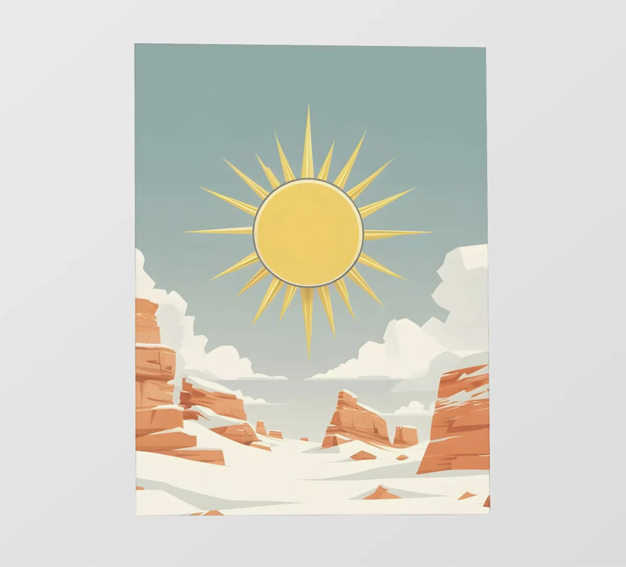 Sole con raggi semplici pellicola backlit da LIFESTYLE OBJECTS