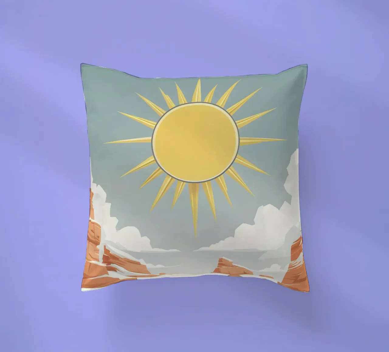 Sole con raggi semplici cuscino da LIFESTYLE OBJECTS
