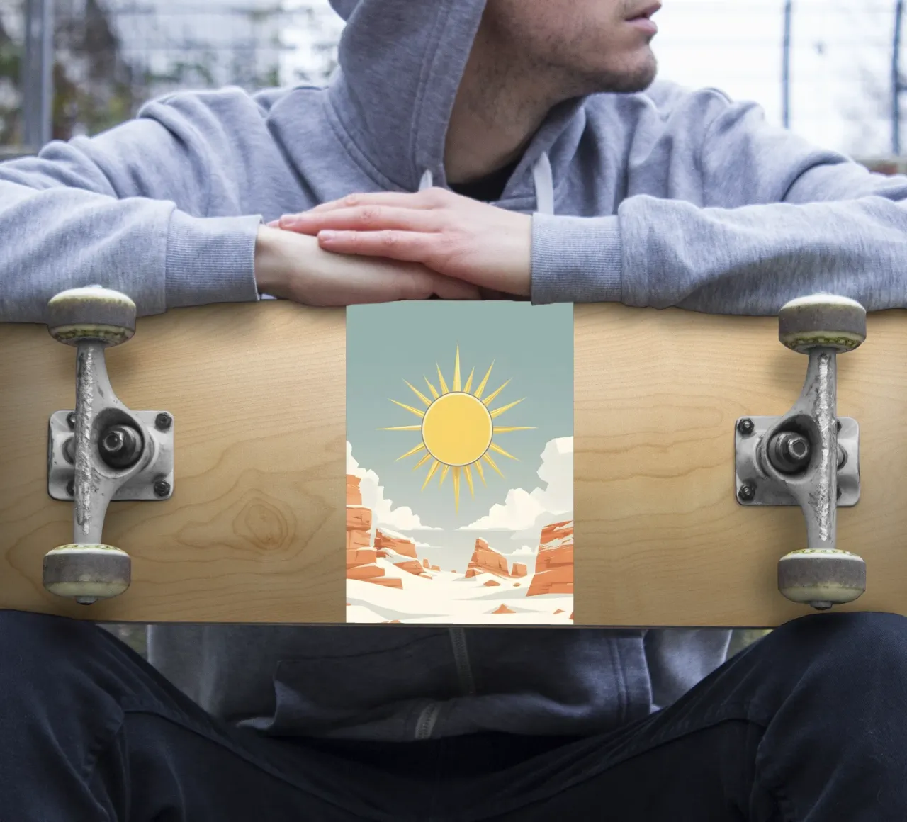 Sun with simple rays sticker by LIFESTYLE OBJECTS