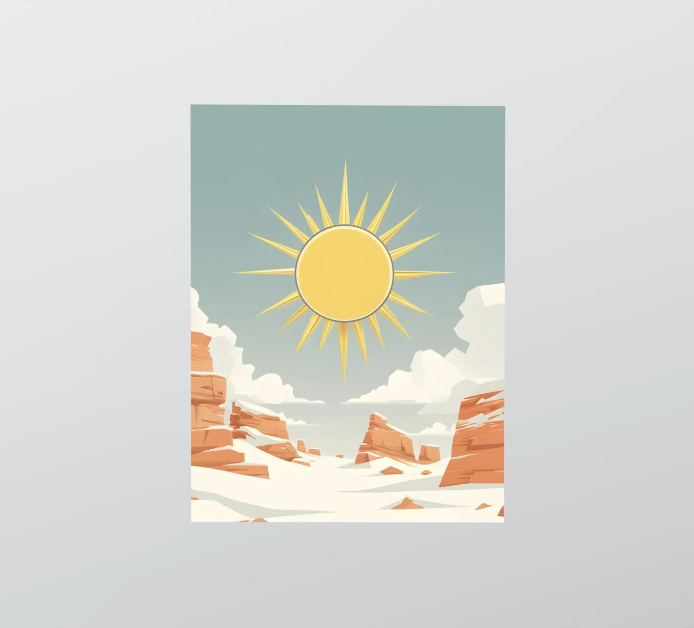 Sun with simple rays sticker by LIFESTYLE OBJECTS