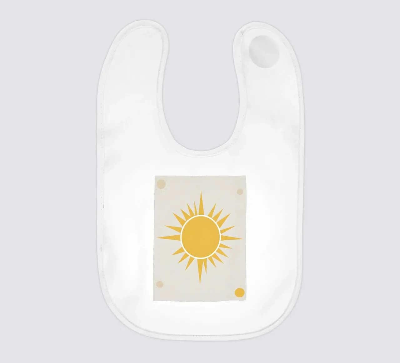 Sole con raggi semplici bavaglino da LIFESTYLE OBJECTS