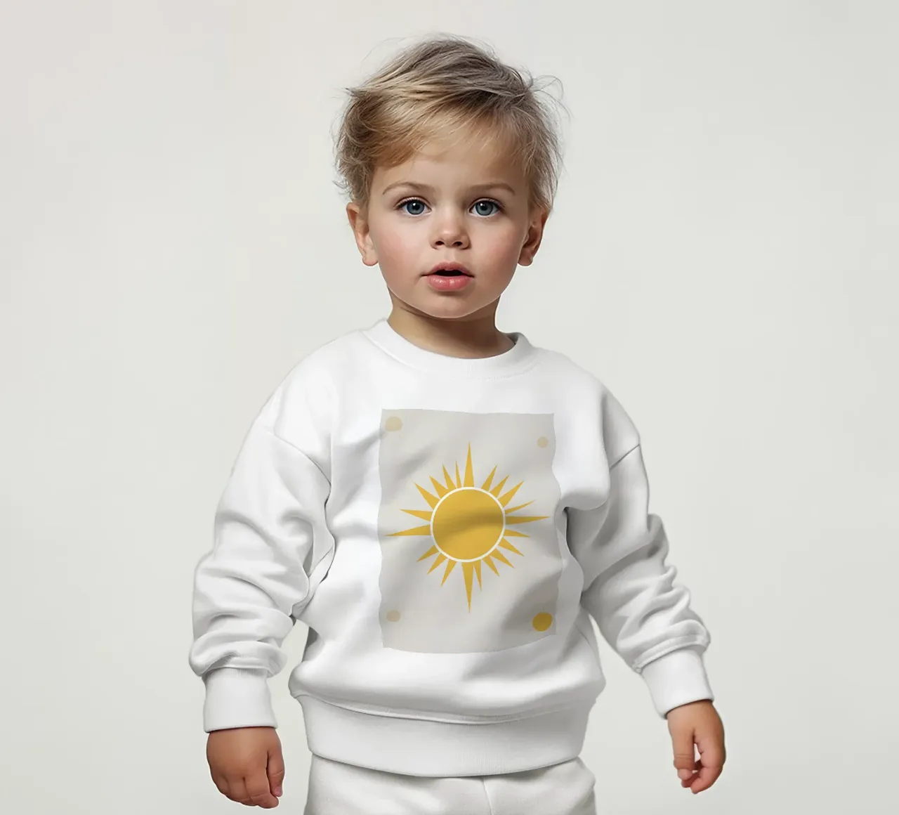 Sole con raggi semplici felpa neonato da LIFESTYLE OBJECTS