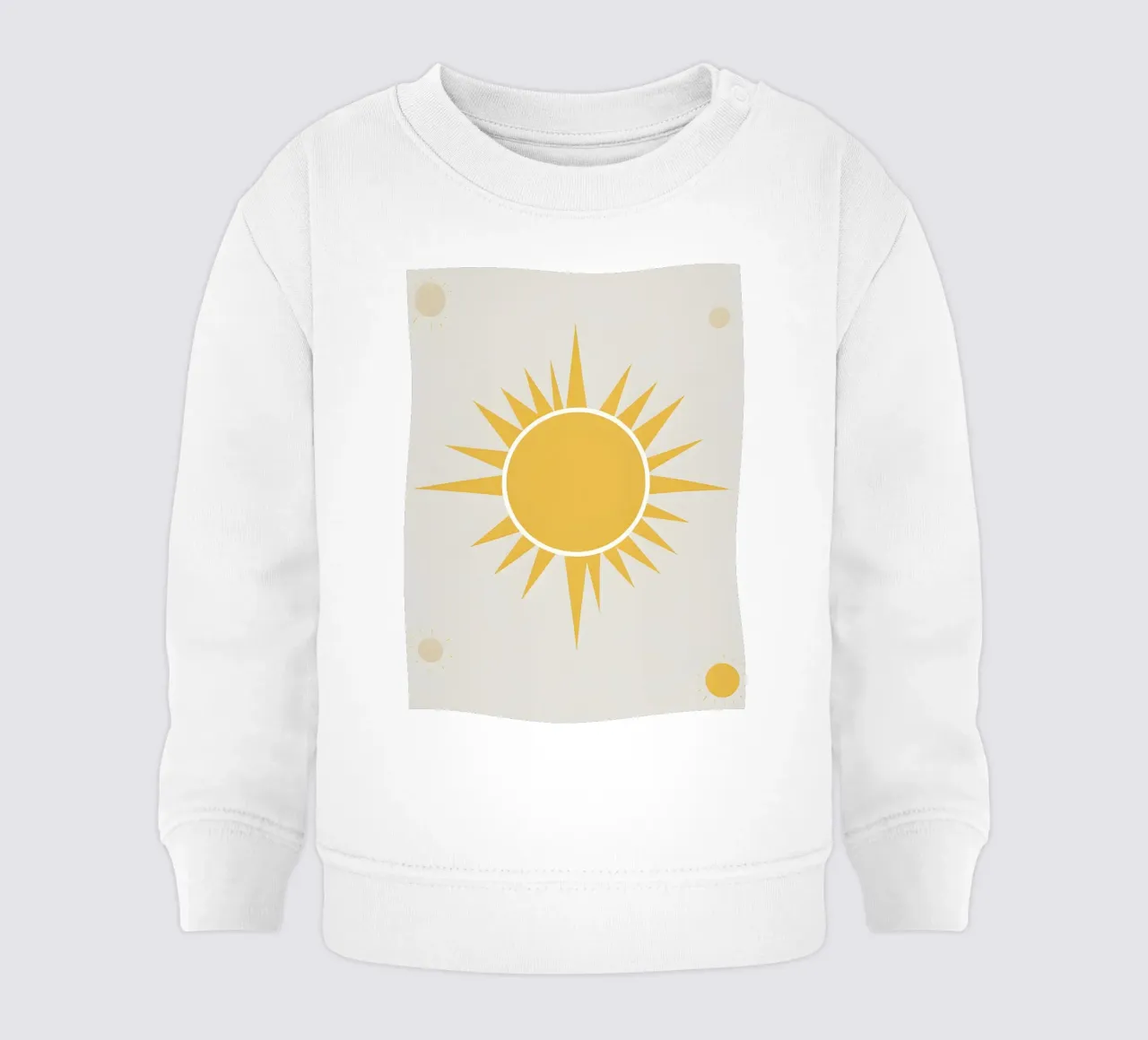 Sole con raggi semplici felpa neonato da LIFESTYLE OBJECTS